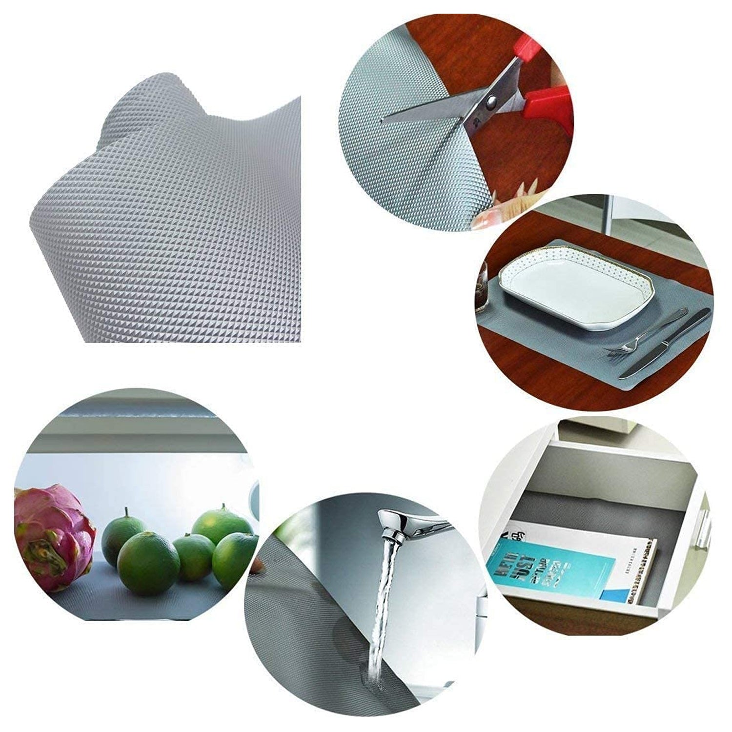 4104 Multipurpose Anti-Slip Bathroom Kitchen Cabinet Drawer Shelf Mat Liner Sheets Roll, Fridge Mat, Table Mat Anti-Slip Super Strong Placement Mat for Fridge, Bathroom, Kitchen, Drawer, Shelf Liner (45cmx3m) 4104 Multipurpose Anti-Slip Bathroom Kitchen Cabinet Drawer Shelf Mat Liner Sheets Roll, Fridge Mat, Table Mat Anti-Slip Super Strong Placement Mat for Fridge, Bathroom, Kitchen, Drawer, Shelf Liner (45cmx3m)